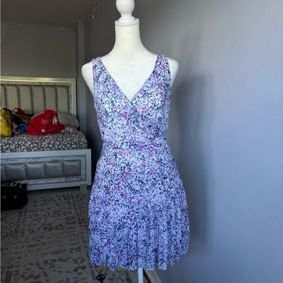 Banana Republic Floral V Sleeveless Mini Dress - Picture 4 of 8